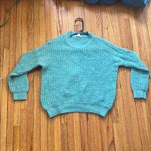 Teal Knit Sweater